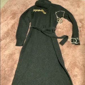 RACHEL ZOE TURTLENECK SWEATER DRESS